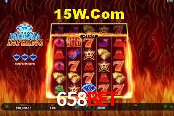 Interface moderna da plataforma 658bet